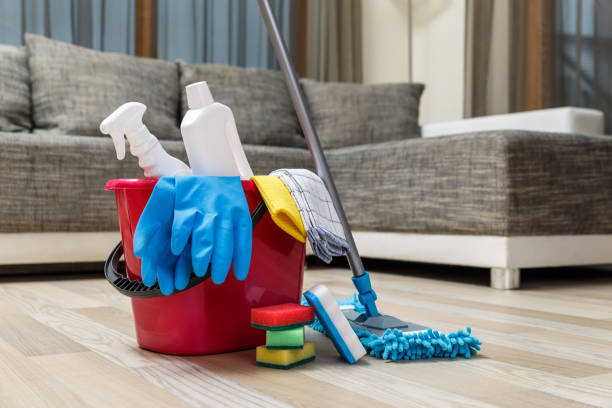 Cleaning tools and supplies for flooring maintenance